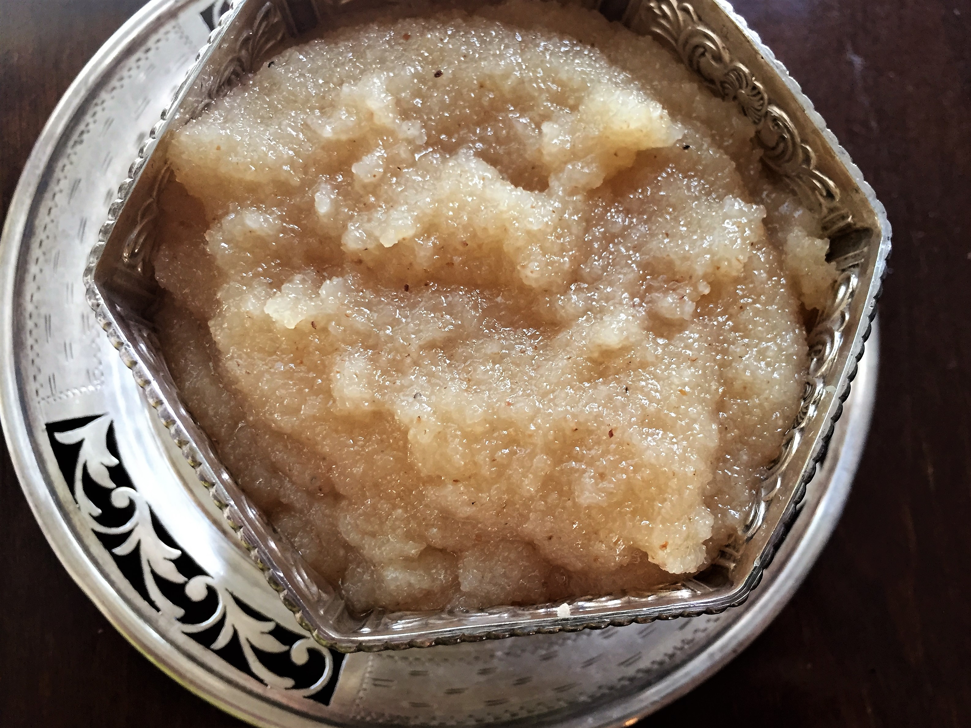 Sooji Hulva An Indian dessert made with ghee and cream of wheat