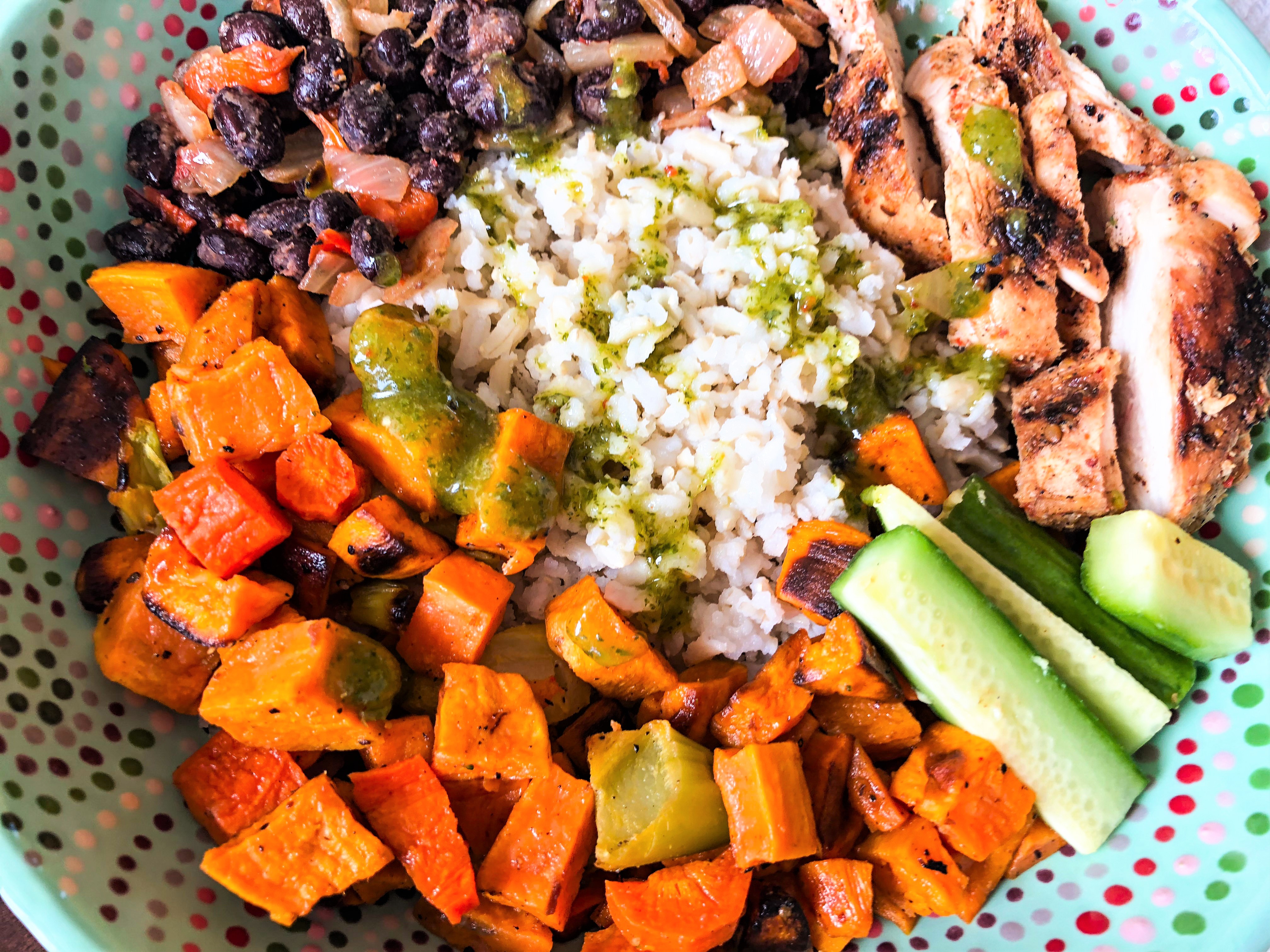 Glow Bowls - Nourishing Grilled Chicken & Quinoa Grain Bowls