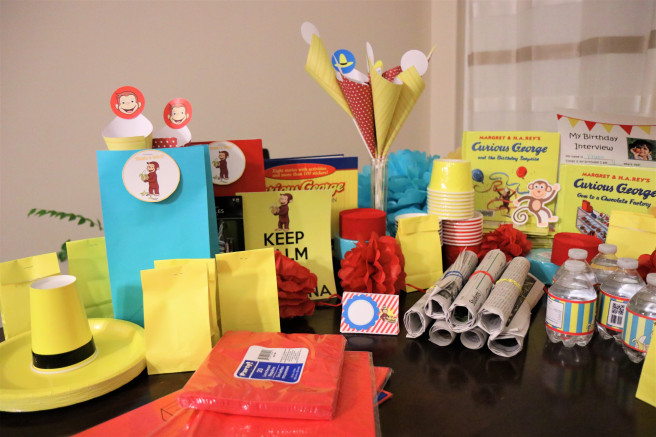 curious george party games