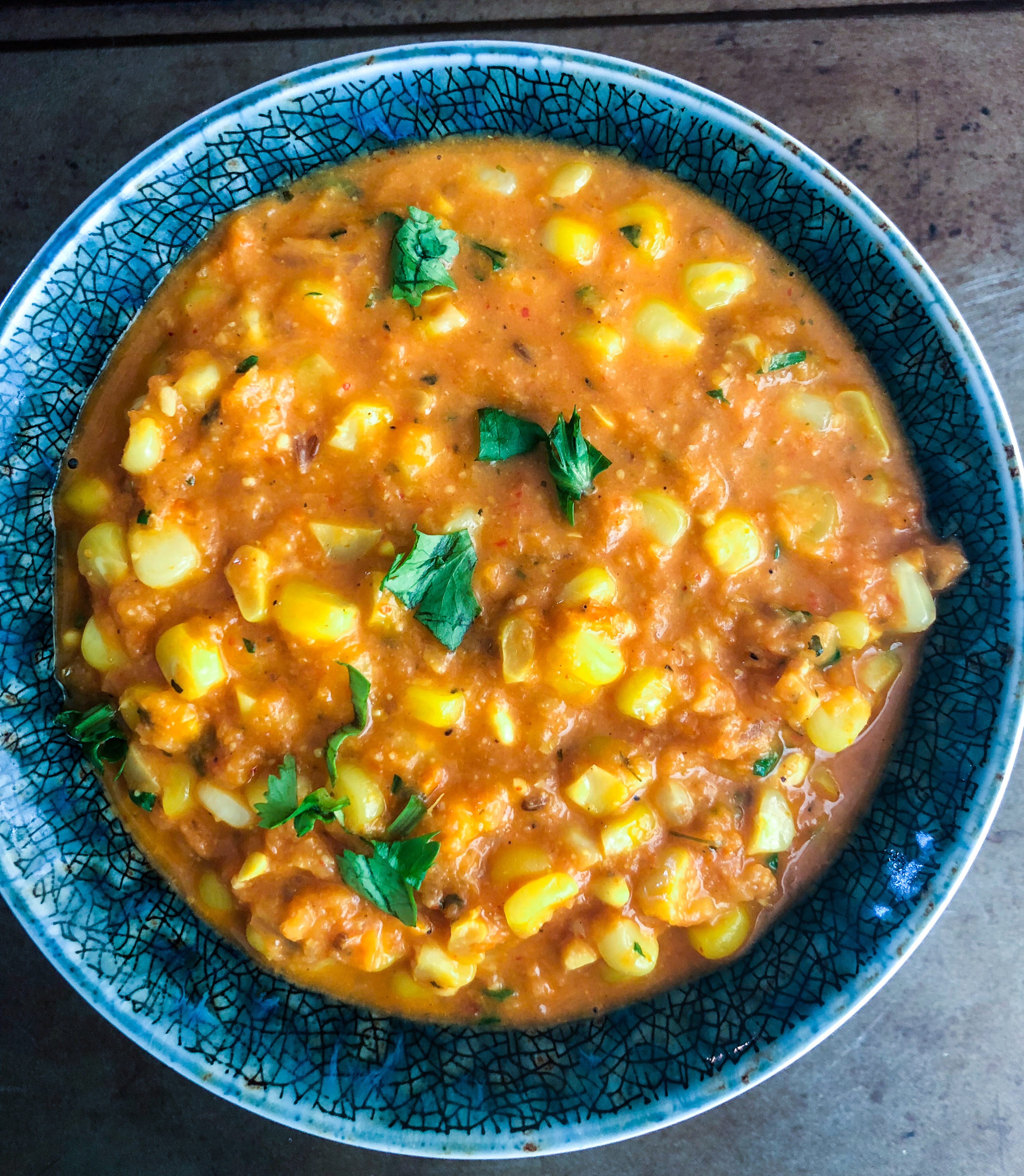 Creamy Fresh Sweet Corn Curry