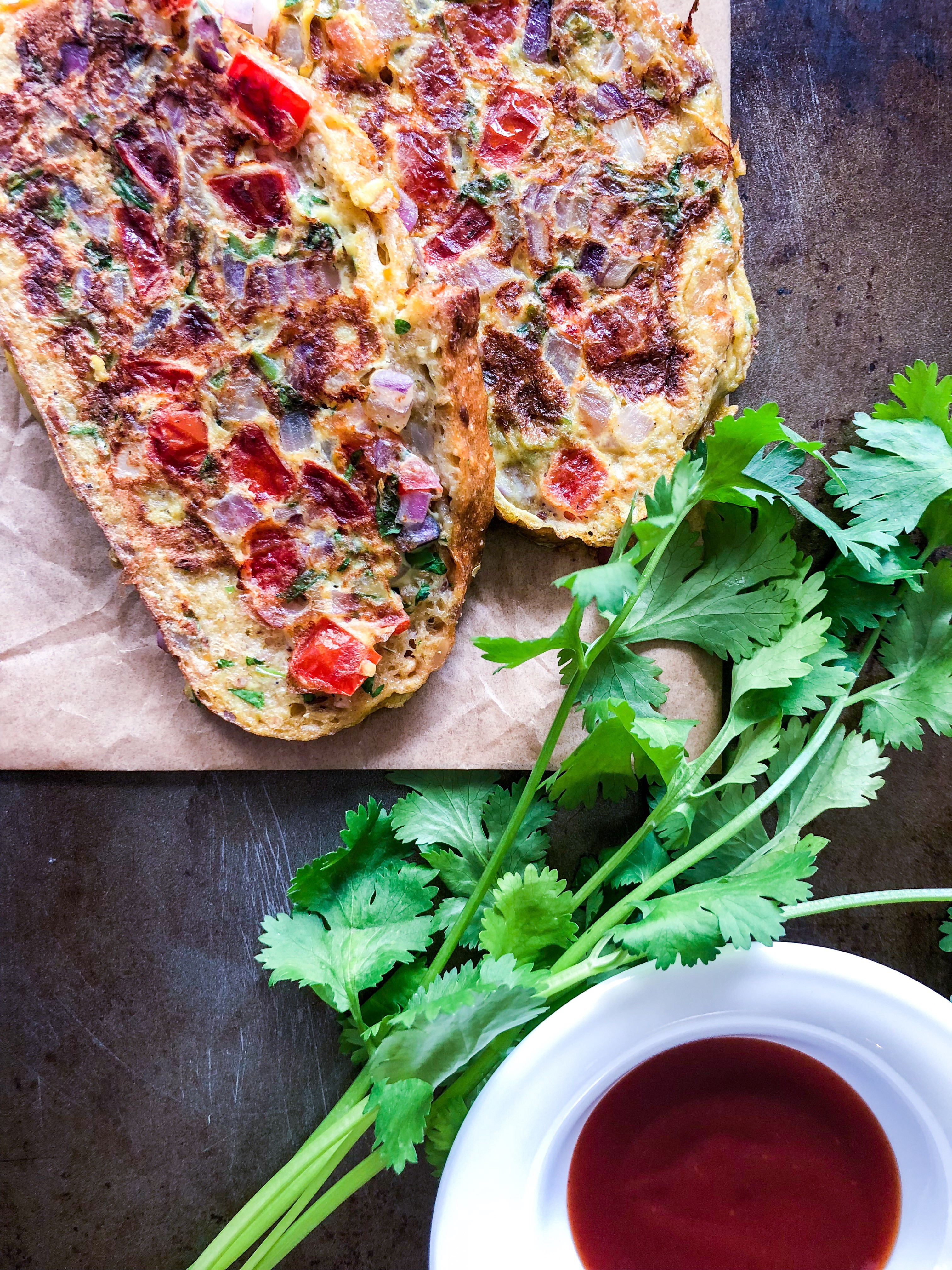 Indian Style Savory Masala French Toast