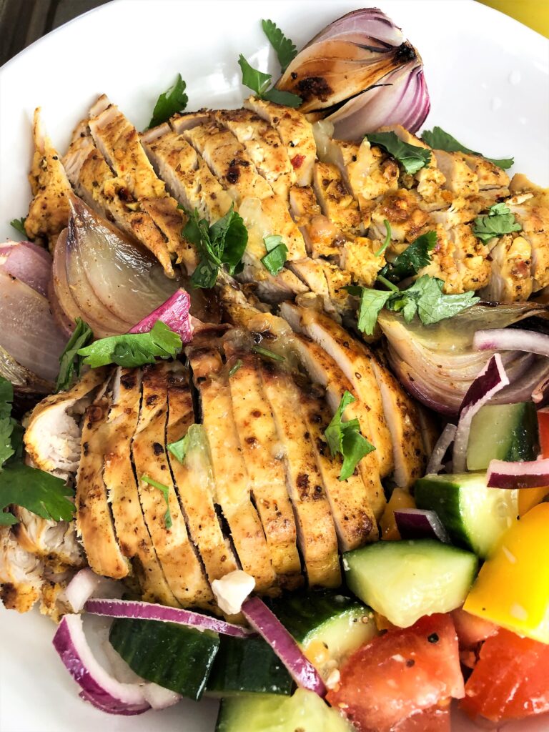 Skillet Chicken Shawarma