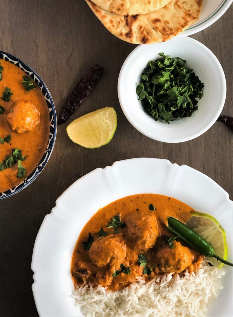 A semi homemade take on traditional Malai Kofta using froze meatless meatballs. Weekday fancy dinner solved. #recipes #easyrecipes#indianfood #curry