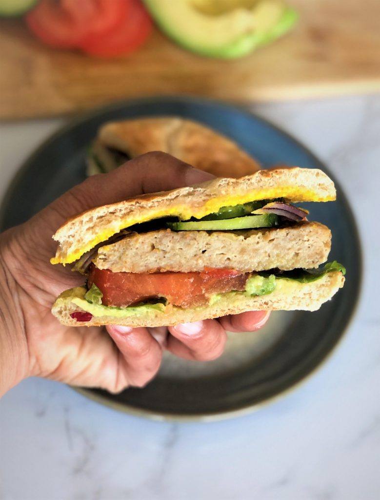 Spicy, Indian Style Masala Chicken Burger