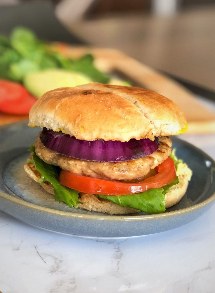 Spicy, Indian Style Masala Chicken Burger