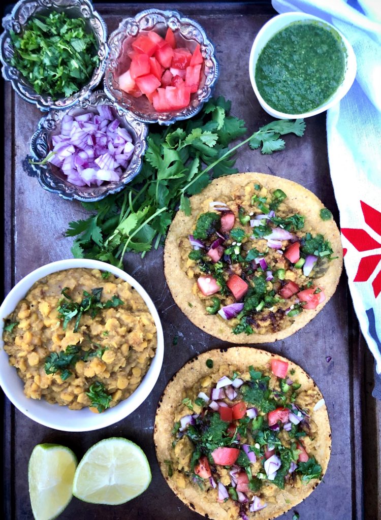 Daal Pakwaan_Lentil Tostadas - Vegan and Glutenfree