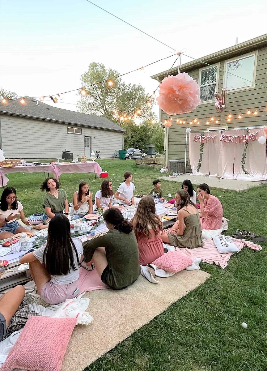 backyard party ideas for sweet 16