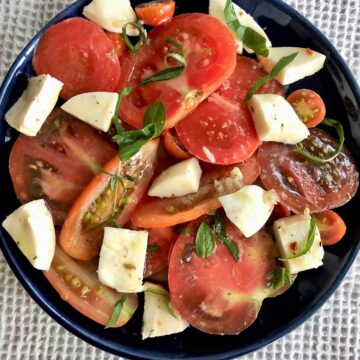 Tomato-Salad-with-basil-and-marinated-mozzarella