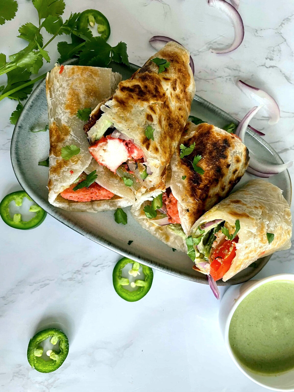 Paneer Kathi Roll Recipe The Kitchen Docs