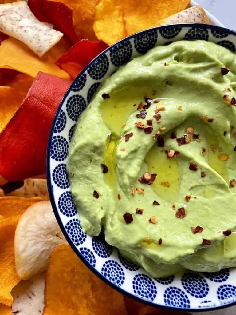 High Protein Avocado Cottage Cheese Dip (5 Minutes)