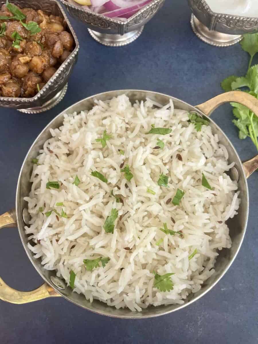 Indian Cumin Rice or Jeera Rice Recipe - The Kitchen Docs